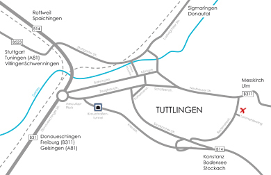 Lageplan Tuttlingen